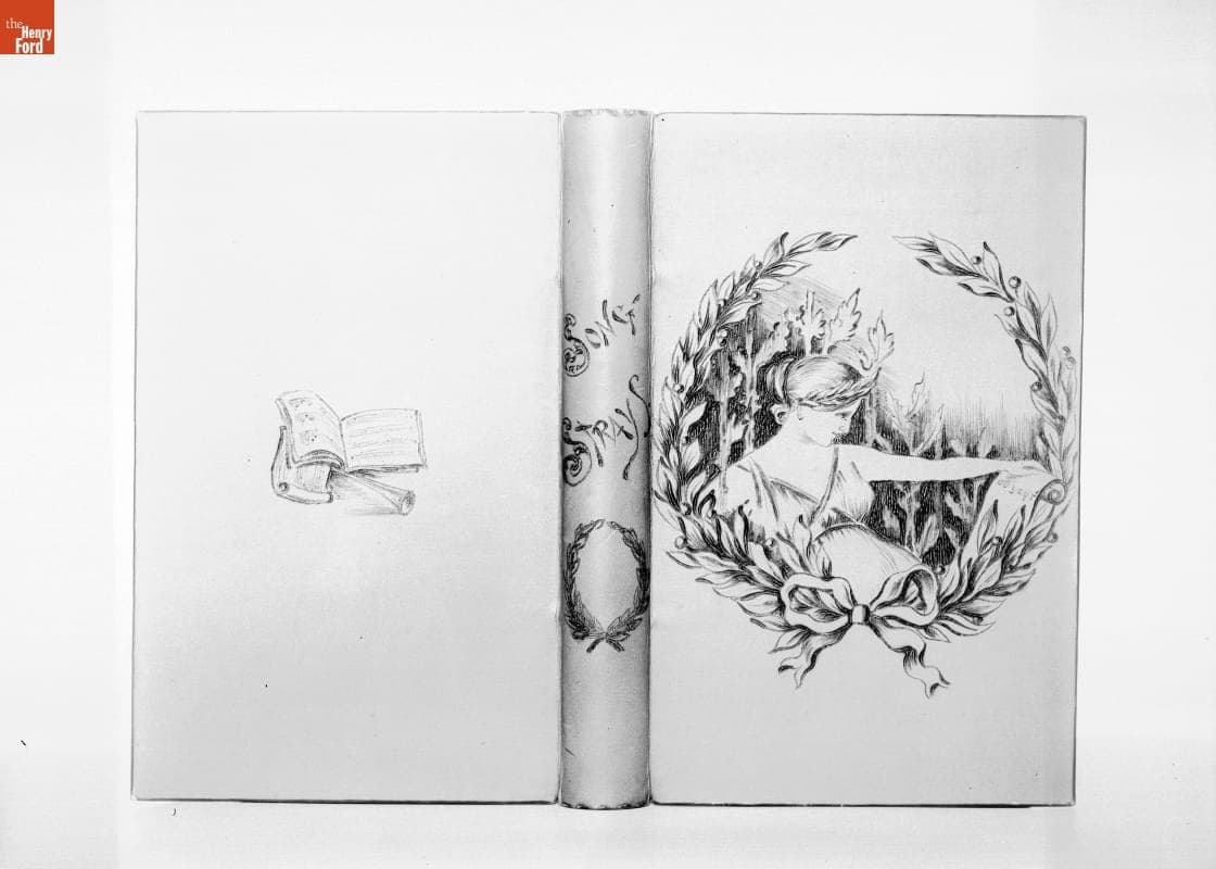 Book Cover, "Stray Songs," 1890-1915