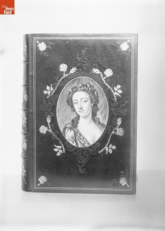 Book Cover, "Peg Woffington" with Pyrographic Decoration., 1890-1915