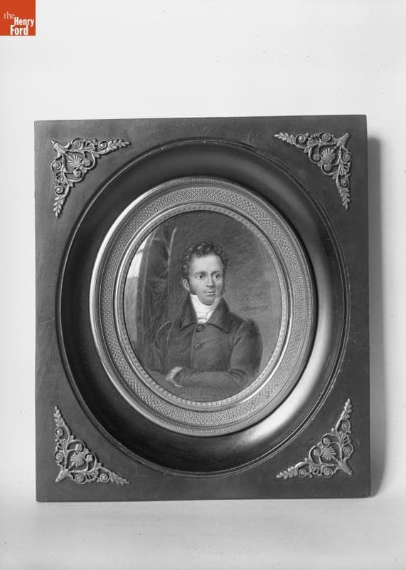 Miniature Painting of Young Man, 1890-1915