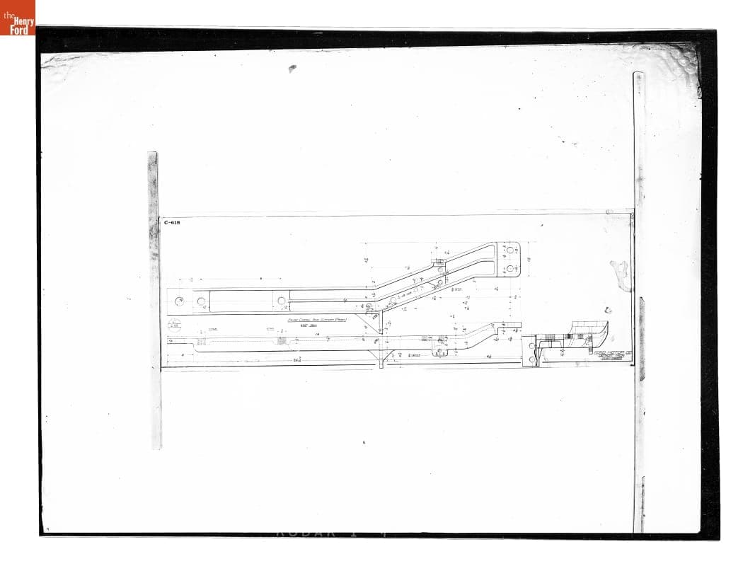 Drawing, "Engine Channel Iron Support (Front)," Ford Model C, May 26, 1903