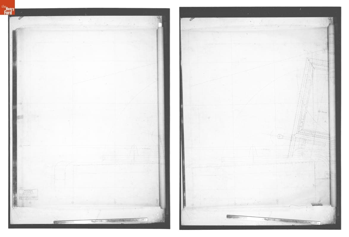 Drawing, "W/S Ass'y Comp't," Ford GP, November 6, 1940