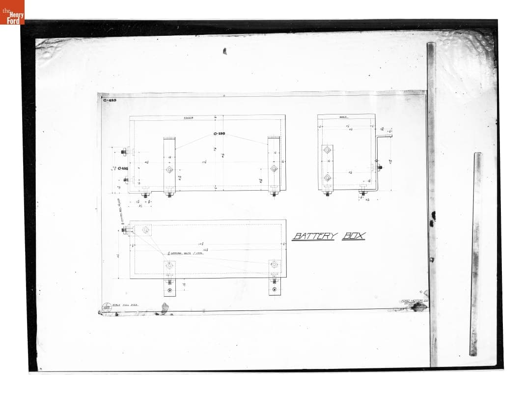 Drawing, "Battery Box," Ford Model C, May 28, 1903