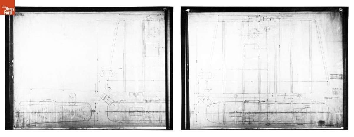 Drawing, "Assembly - Fuel Tank," Lincoln Automobile, February 19, 1941