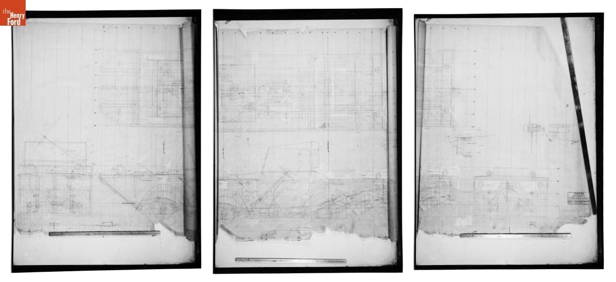 Drawing, "Q.M.C.-4 Amphibious Scout Car," Ford GPA, February 16, 1942