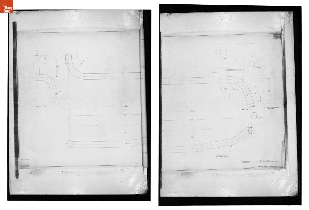 Drawing, "Pipe - Muffler Inlet - Long," Ford GPW, December 14, 1944