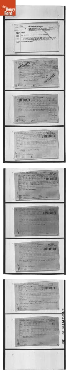Engineering Release Notes, Rear View Mirror Tension Plate, 1929-1932