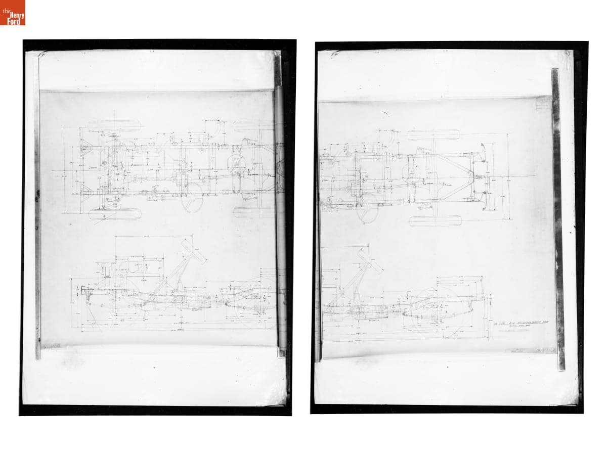 Drawing, "1/4 Ton 4x4 Reconnaissance Car," (Ford GP Chassis), August 25, 1941