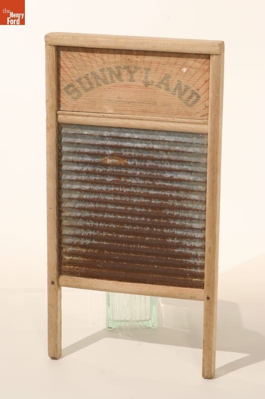 Washboard Used by Susana Allen Hunter and Family