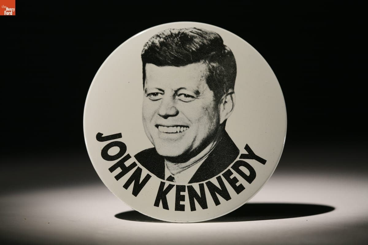 John F. Kennedy Political Campaign Button, 1960