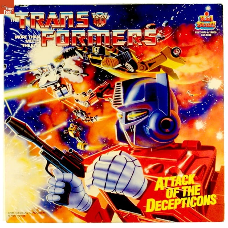 Record Album, "The Transformers: Attack of the Decepticons," 1985