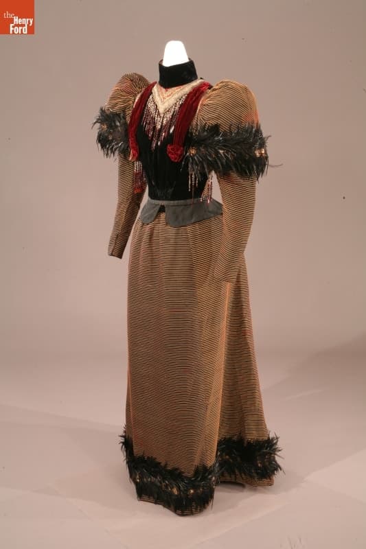 Dress, circa 1895