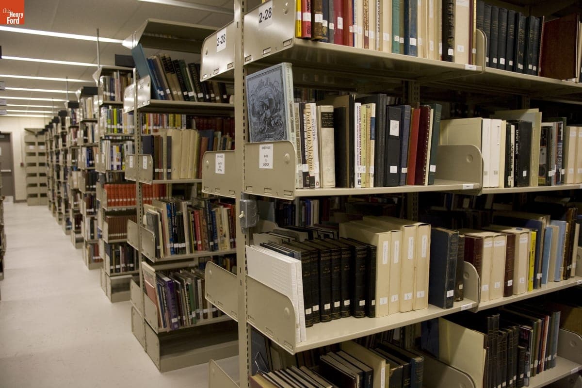 Collections Storage at Benson Ford Research Center, August 2006