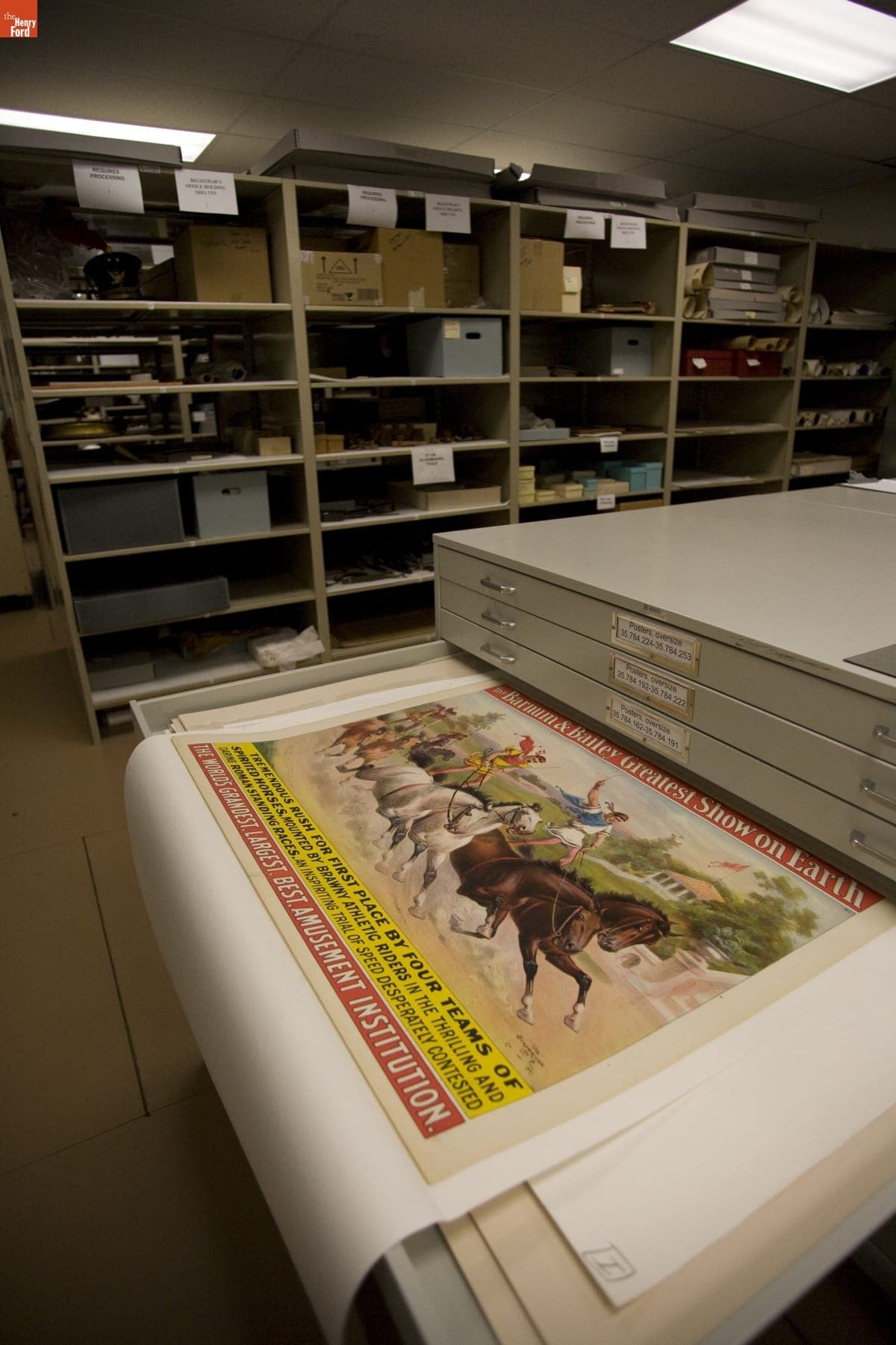 Collections Storage at Benson Ford Research Center, August 2006