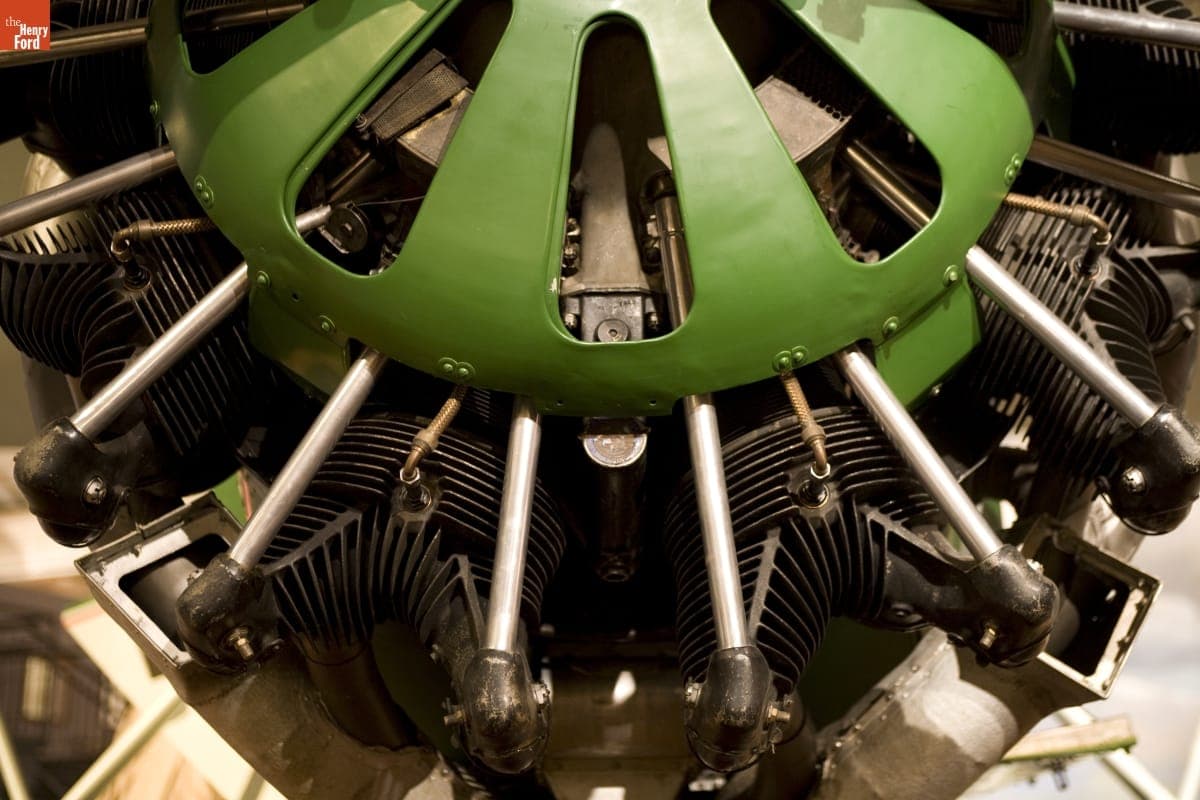 1927 Boeing Model 40-B2 Biplane on Exhibit in Henry Ford Museum, June 2007