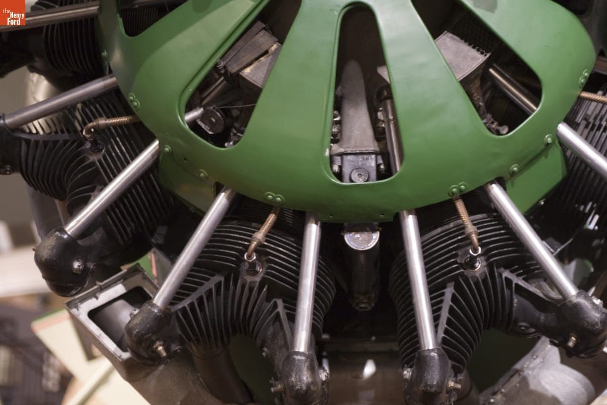 1927 Boeing Model 40-B2 Biplane on Exhibit in Henry Ford Museum, June 2007