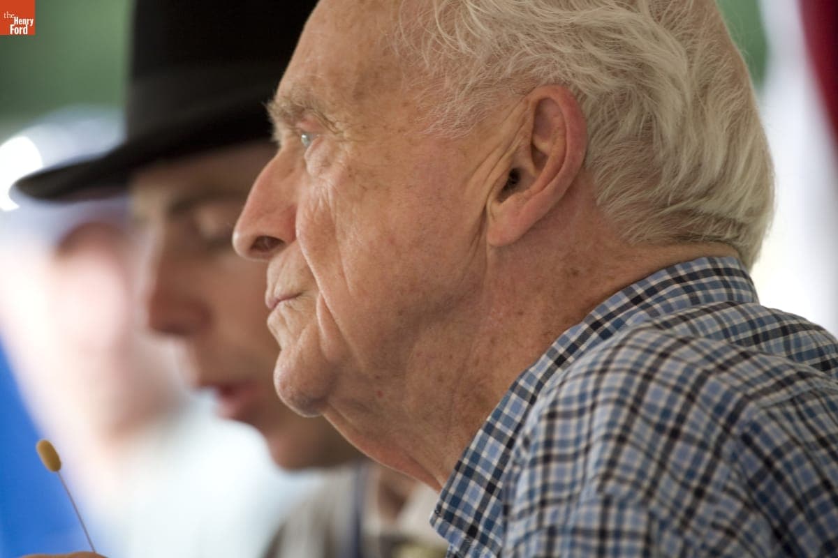 Ernie Harwell at the World Tournament of Historic Baseball in Greenfield Village, August 2007