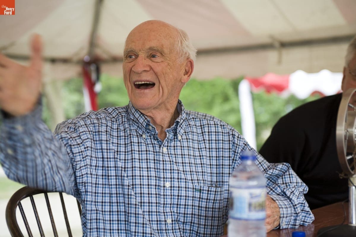Ernie Harwell at the World Tournament of Historic Baseball in Greenfield Village, August 2007
