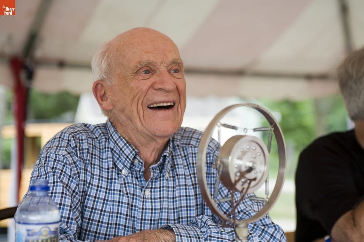 Ernie Harwell at the World Tournament of Historic Baseball in Greenfield Village, August 2007