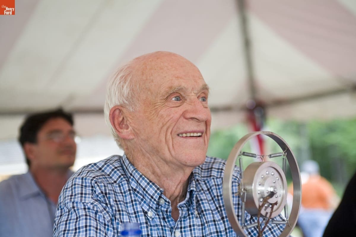 Ernie Harwell at the World Tournament of Historic Baseball in Greenfield Village, August 2007