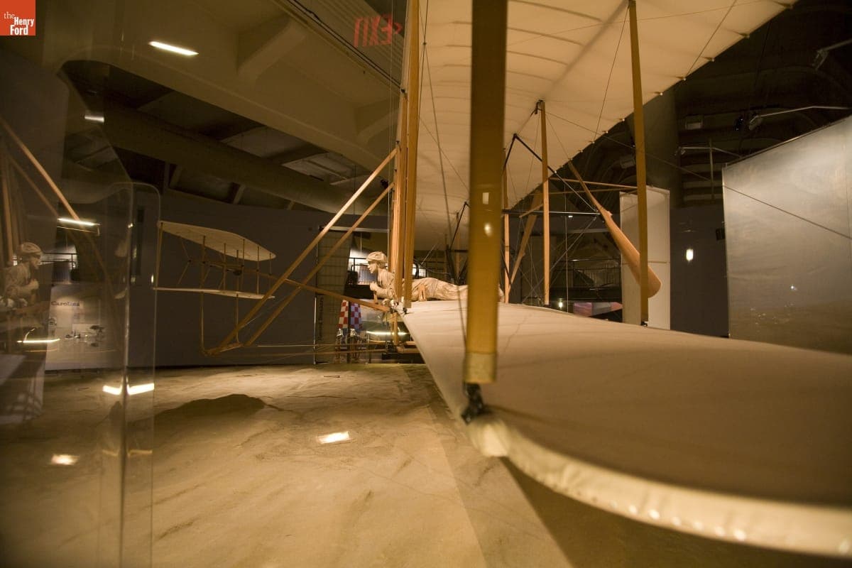 Replica of the 1903 Wright Flyer on Exhibit in Henry Ford Museum, September 2007