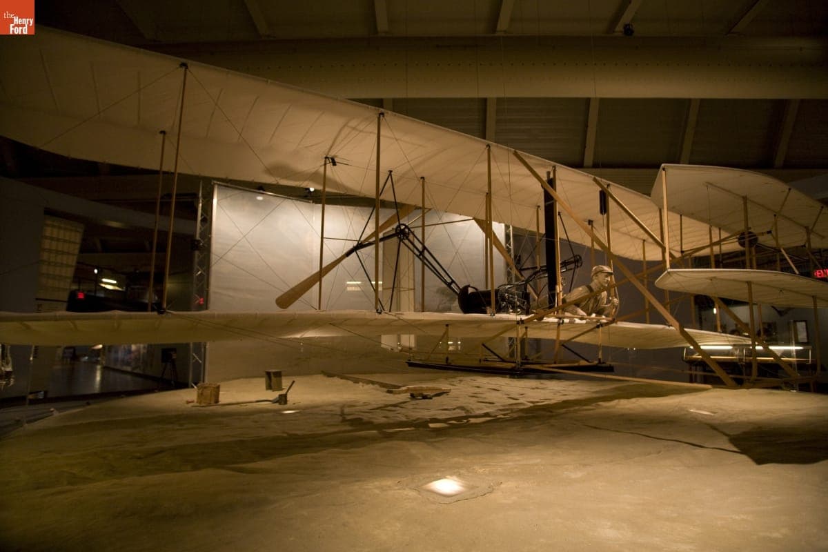 Replica of the 1903 Wright Flyer on Exhibit in Henry Ford Museum, September 2007