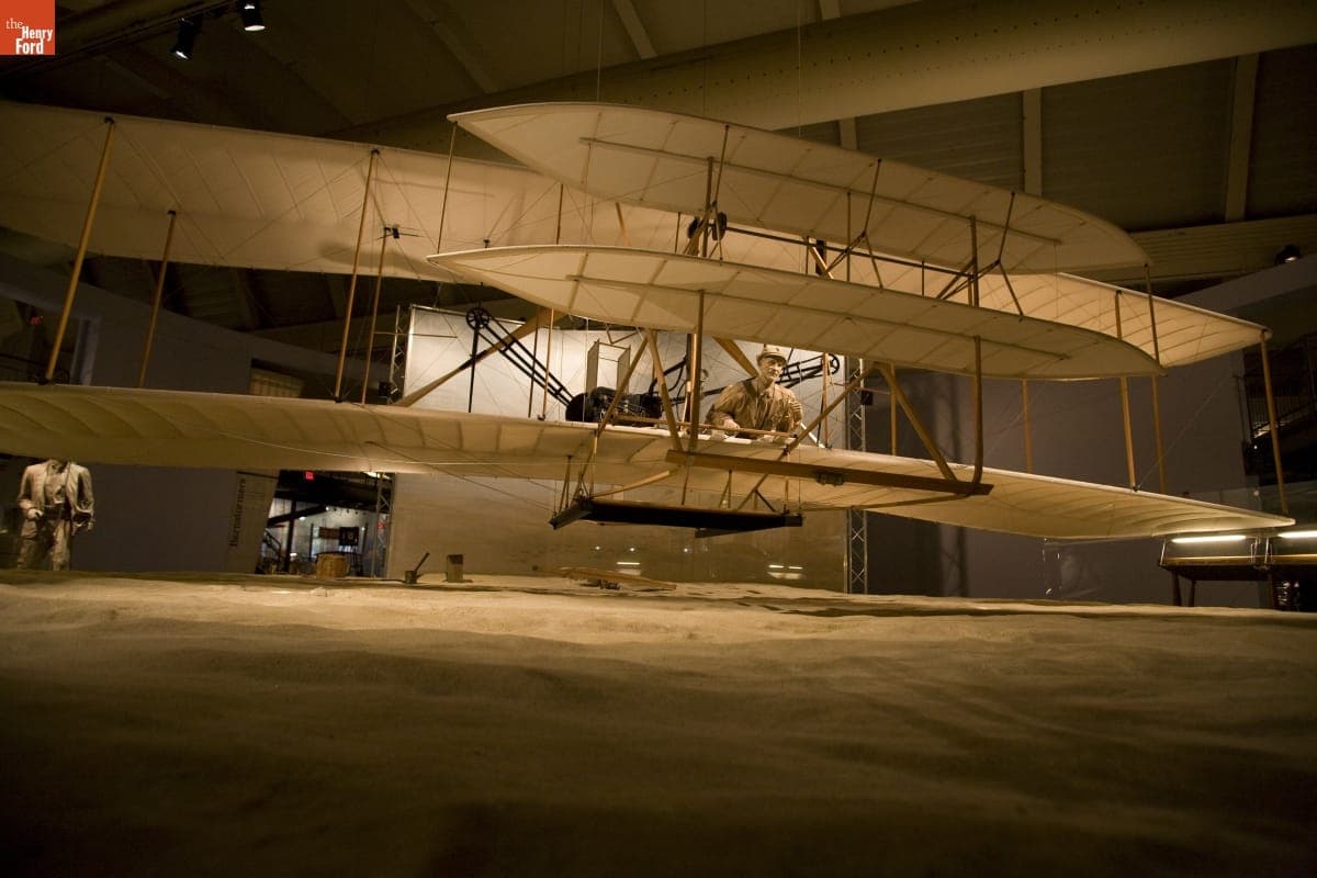 Replica of the 1903 Wright Flyer on Exhibit in Henry Ford Museum, September 2007