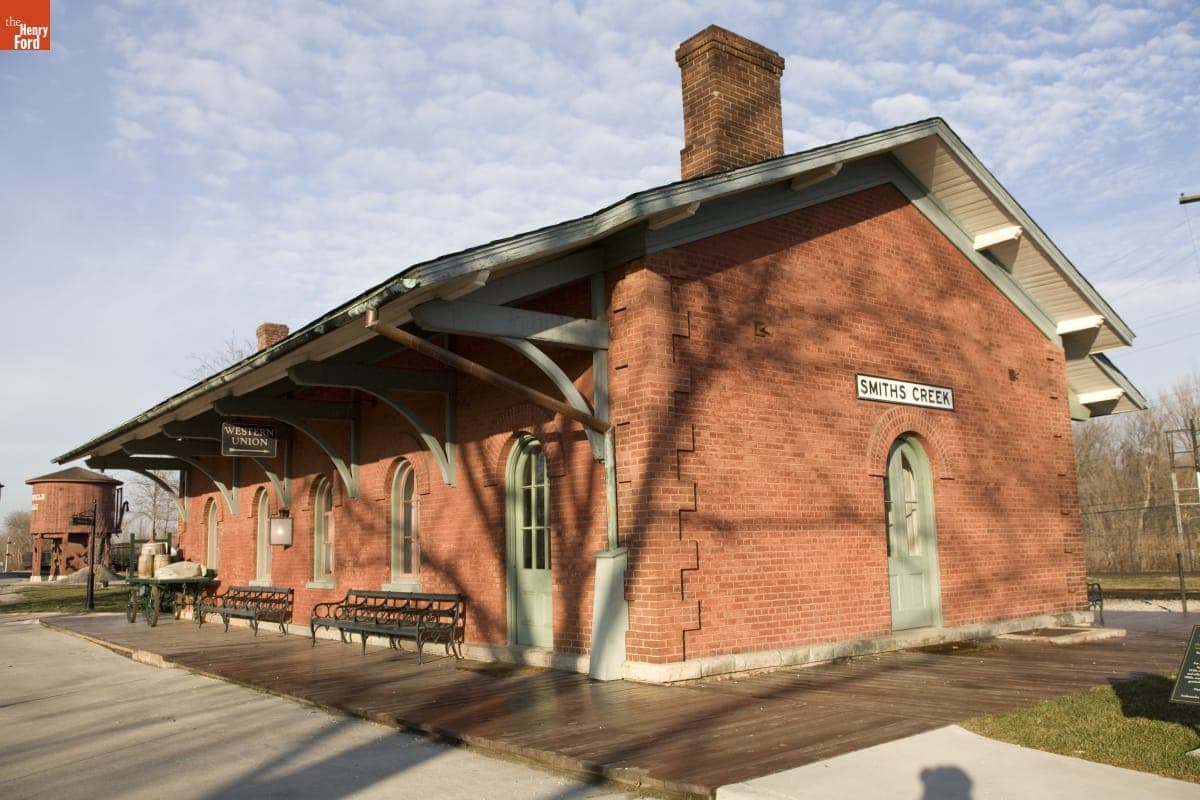 Smiths Creek Depot in Greenfield Village, September 2007