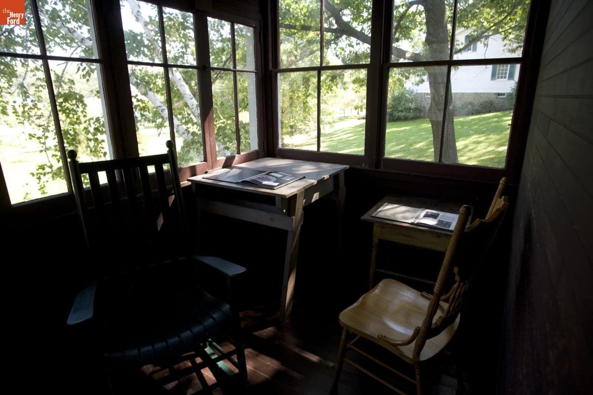 Interior View of Charles Steinmetz Cabin in Greenfield Village, September 2007