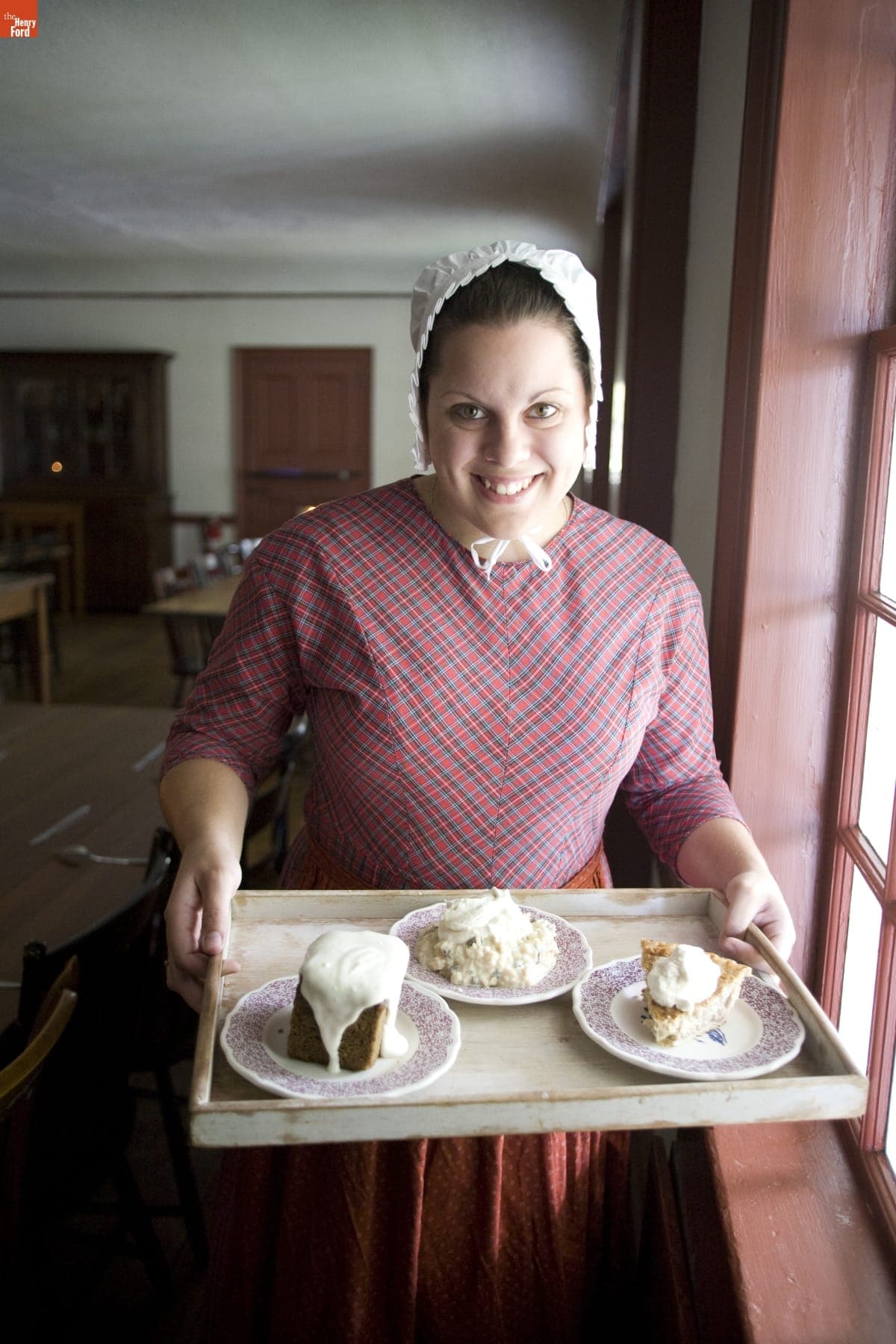 Server at Eagle Tavern in Greenfield Village, October 2007