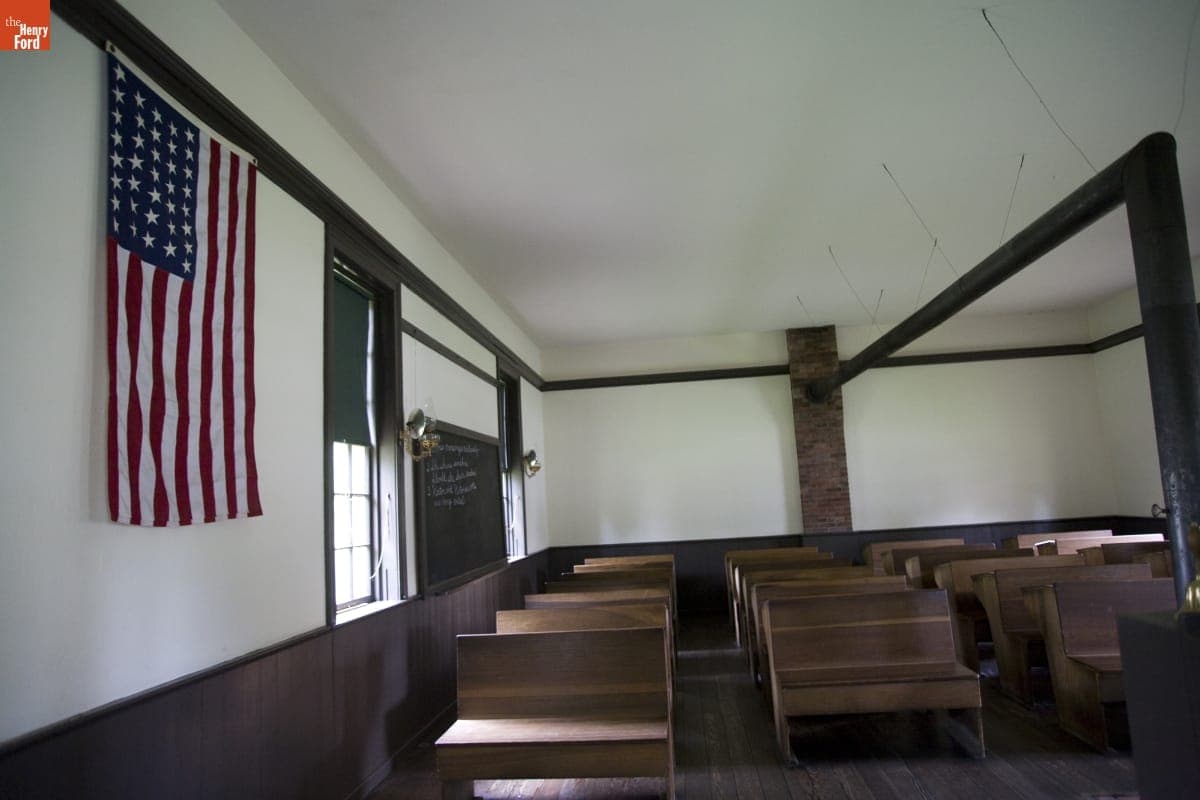 Scotch Settlement School in Greenfield Village, October 2007