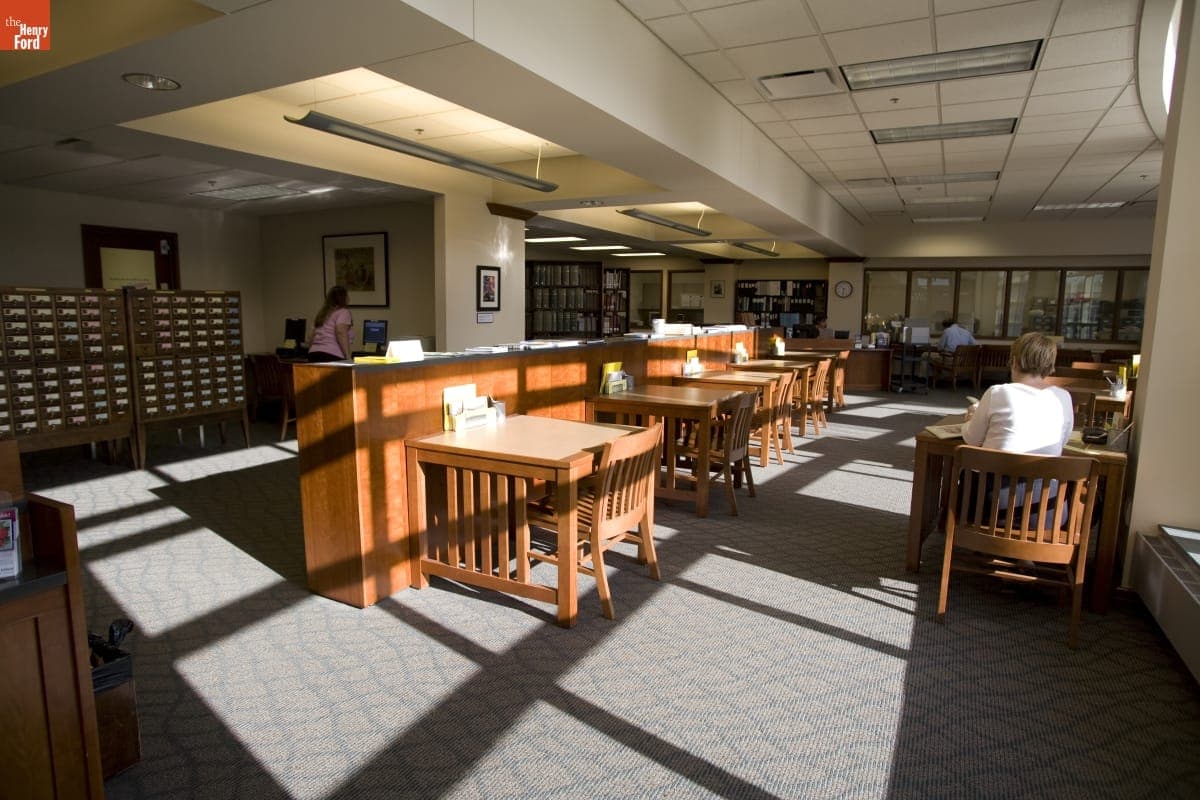 Benson Ford Research Center Reading Room, October 2007