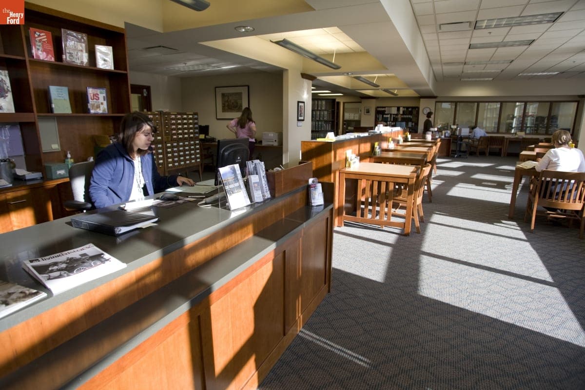 Benson Ford Research Center Reading Room, October 2007