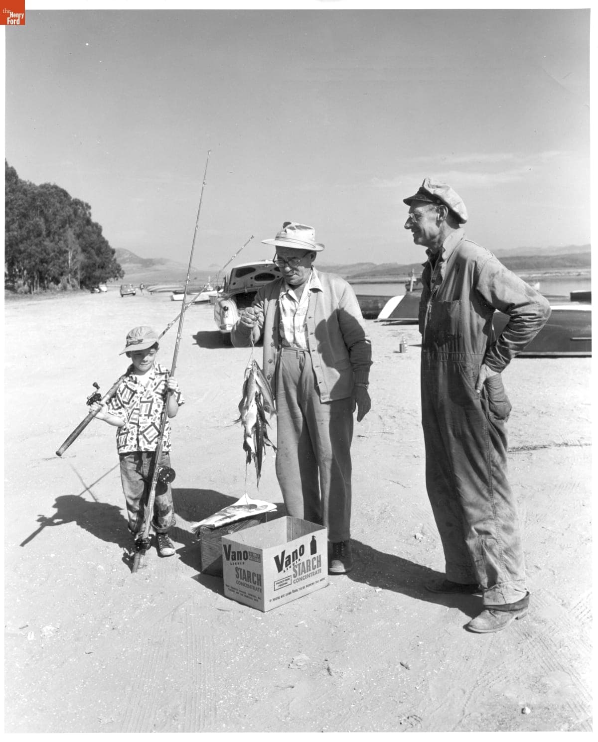 Fishing at Morro Bay State Park, California, circa 1965