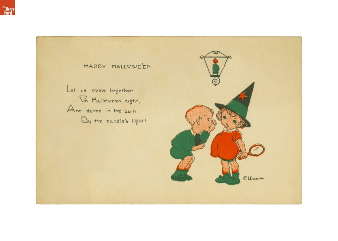 "Happy Hallowe'en Let us come together....," circa 1930