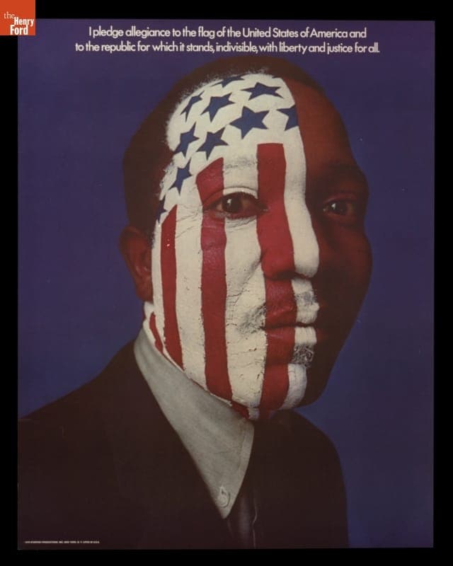 Poster, "I Pledge Allegiance...," 1970