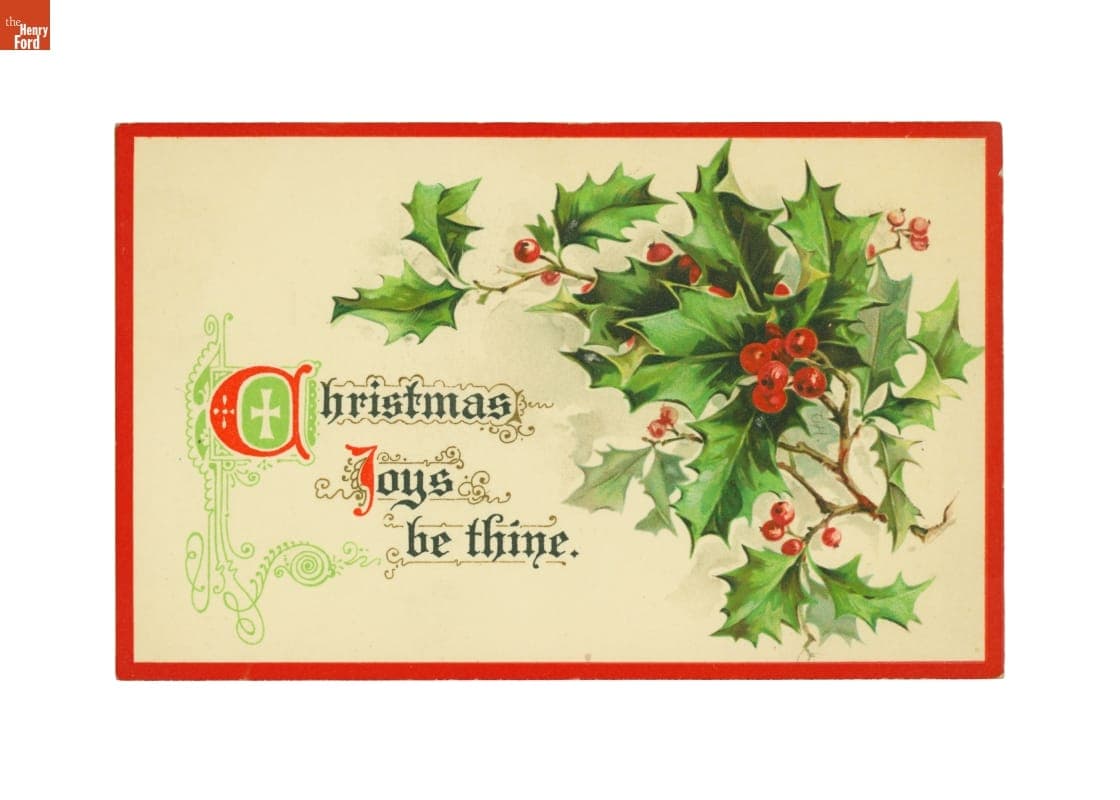 "Christmas Joys Be Thine," circa 1910