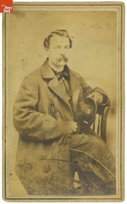 Portrait of 1st Lieutenant DeLoss C. LeBaron, 18th Michigan Infantry, Company B, 1865