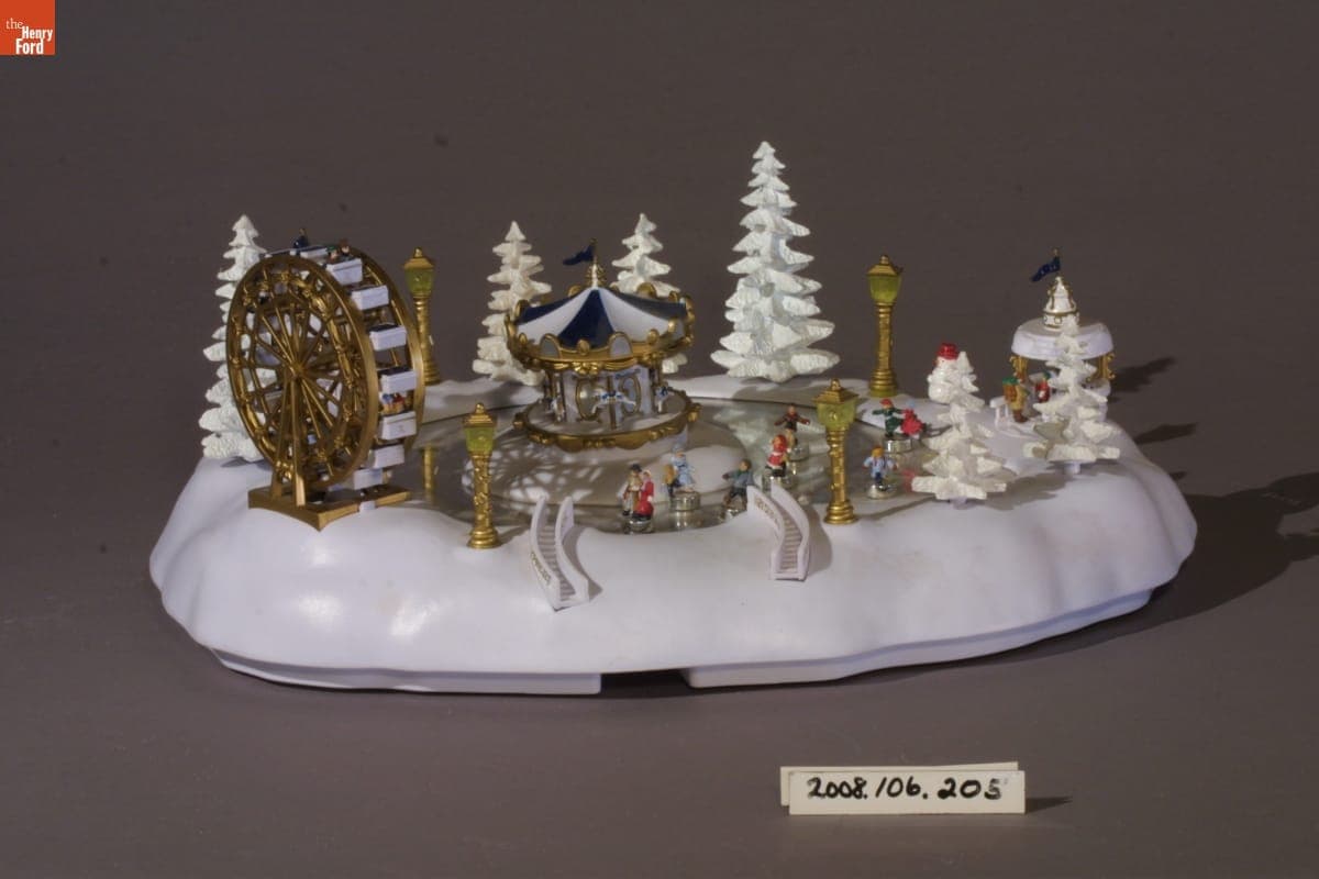 "Winter Wonderland Animated Carnival" Collectible Set, 1997