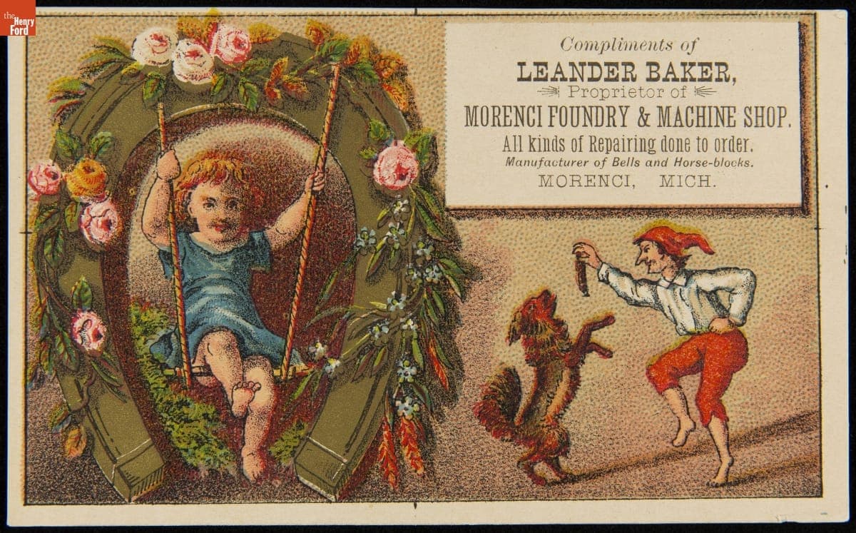 Trade Card for Morenci Foundry & Machine Shop, 1875-1885
