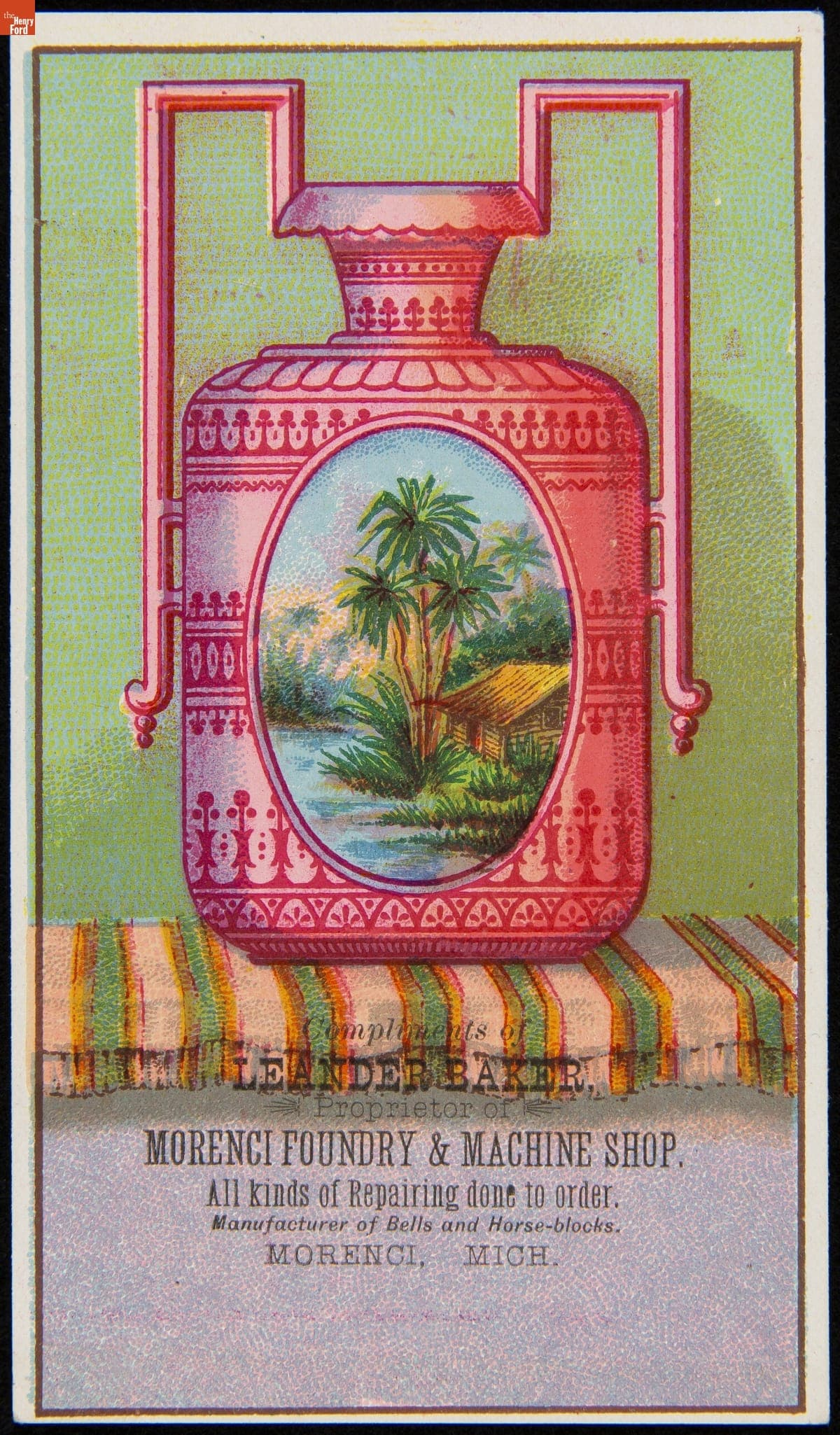 Trade Card for Morenci Foundry & Machine Shop, 1875-1885