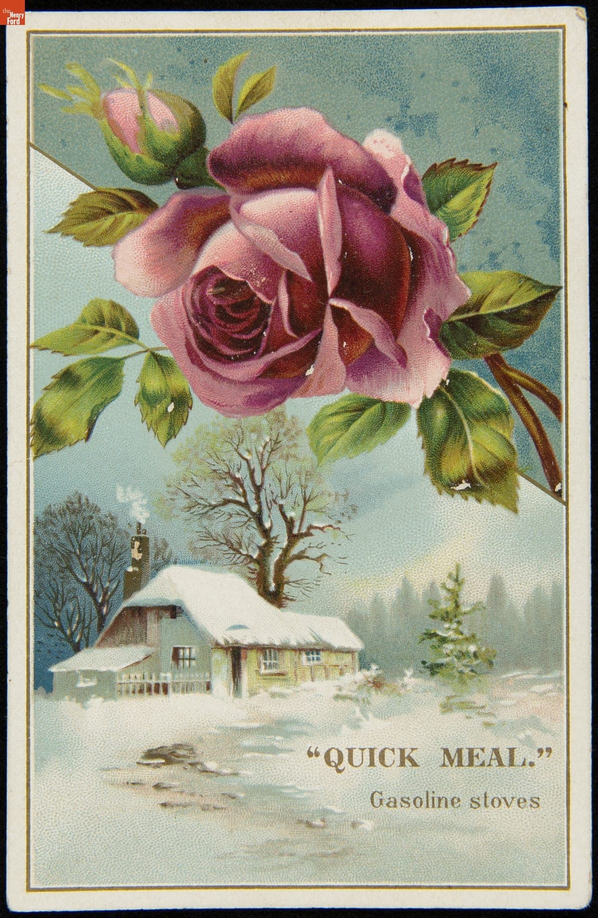 Trade Card for Quick Meal Gasoline Stoves, Ringen Stove Co., 1882-1901