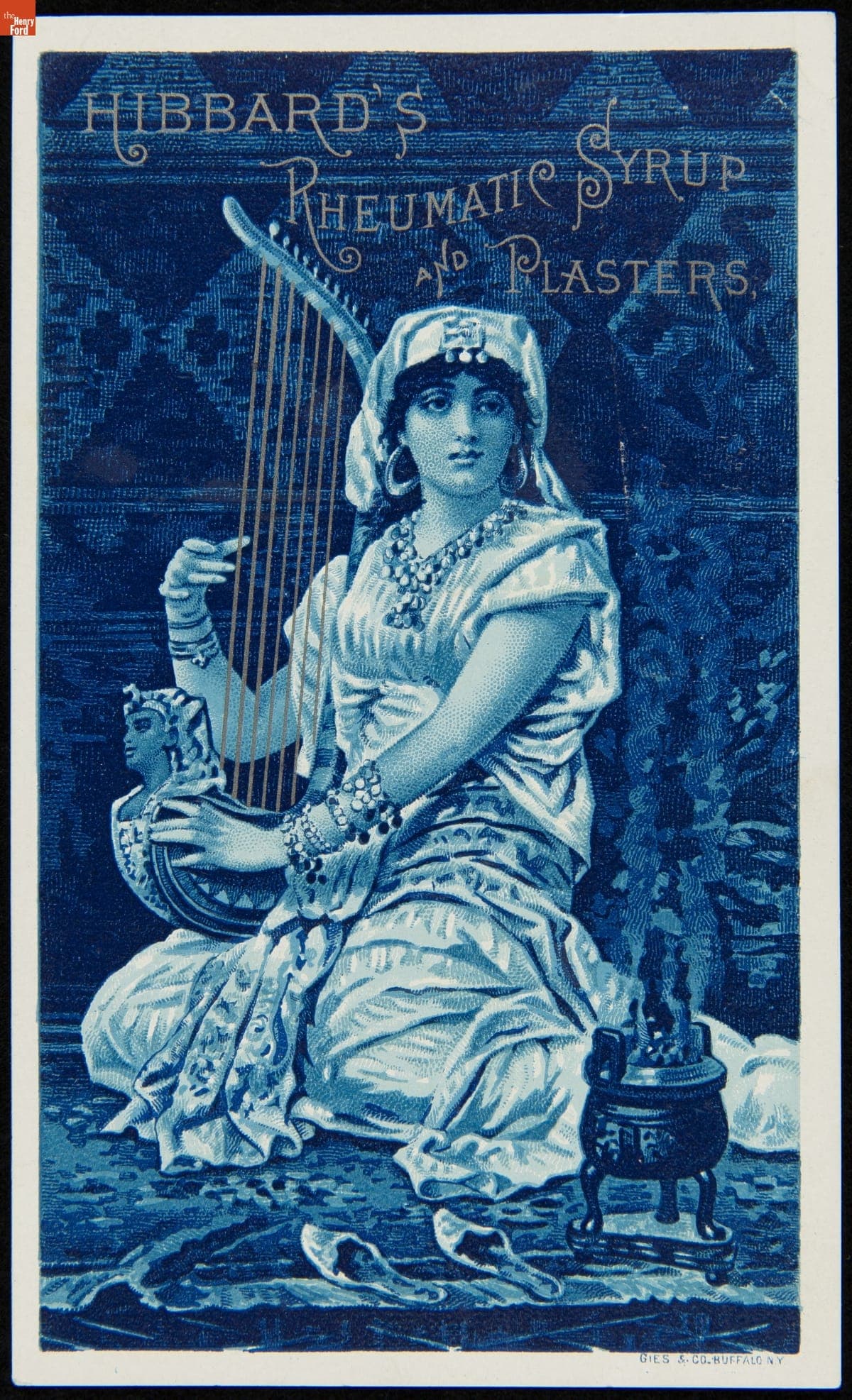 Trade Card for Hibbard's Rheumatic Syrup and Plasters, Rheumatic Syrup Company, 1880-1900