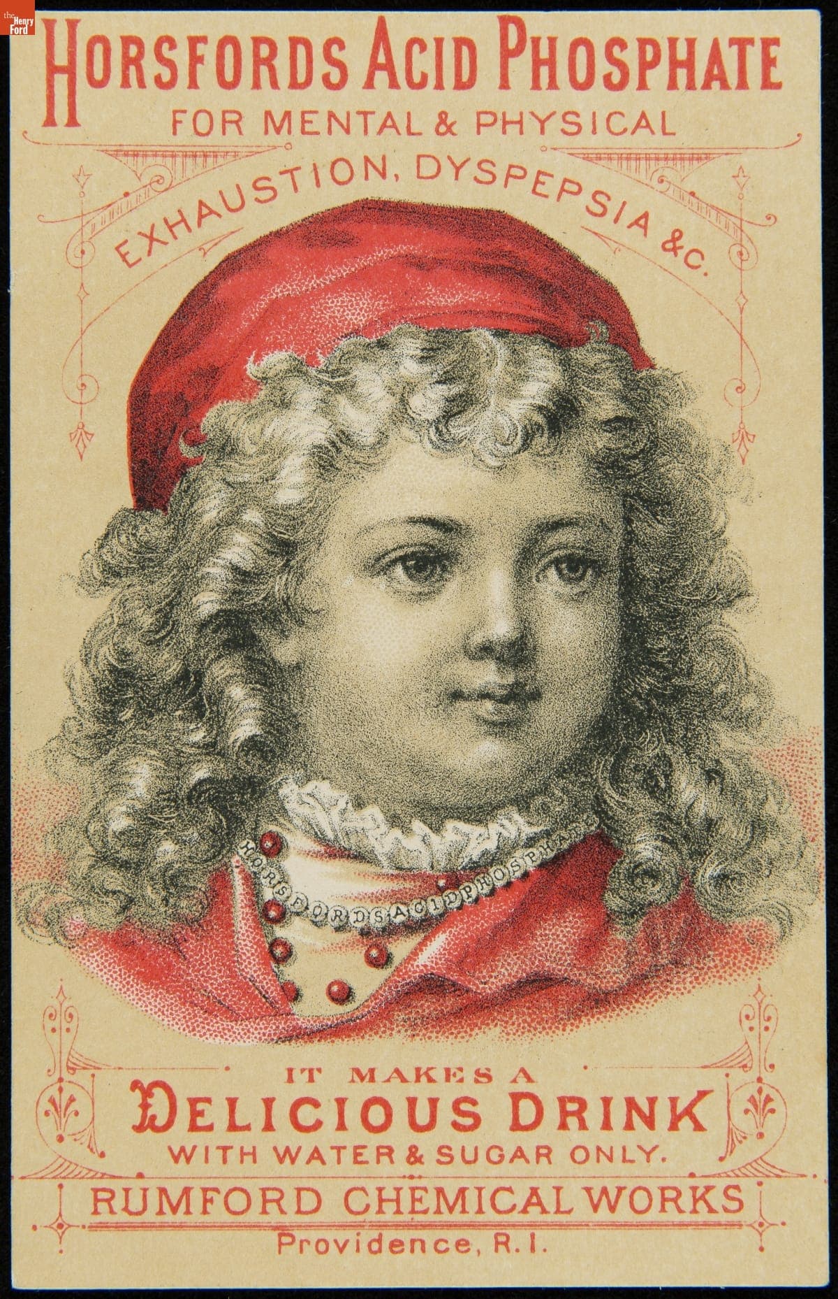 Trade Card for Horsford's Acid Phosphate, Rumford Chemical Works, 1866-1890