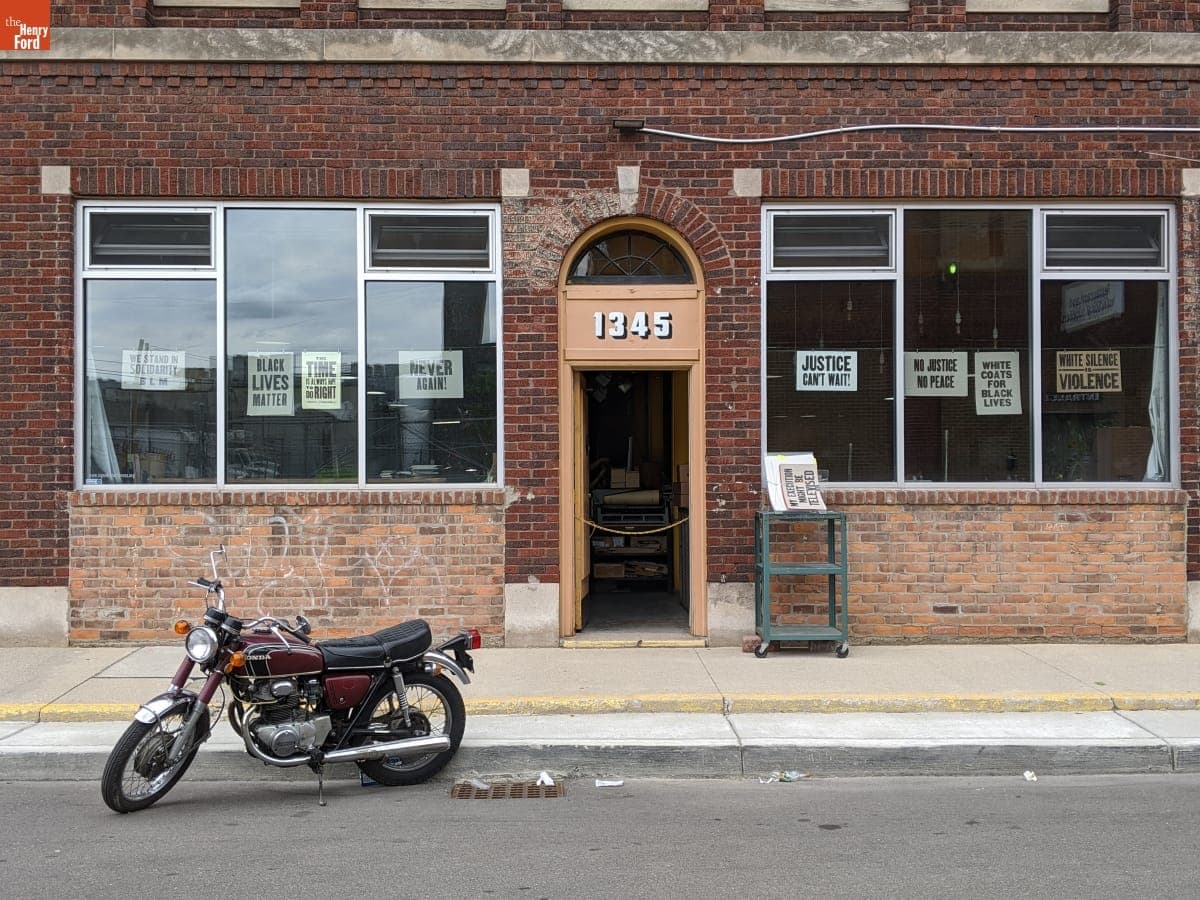 Signal-Return Letterpress Shop, Detroit, Michigan, June 2020