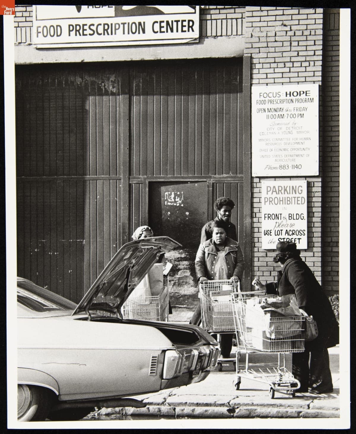 Food for Detroit's Hungry at the Focus: HOPE Food Prescription Center in Detroit, March 1975