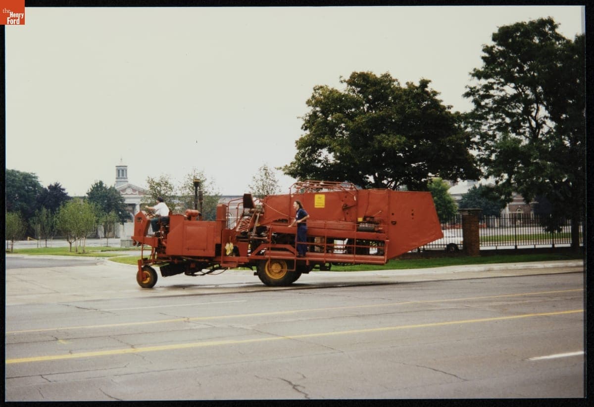 FMC Cascade Tomato Harvester Being Relocated to Henry Ford Museum, 1997