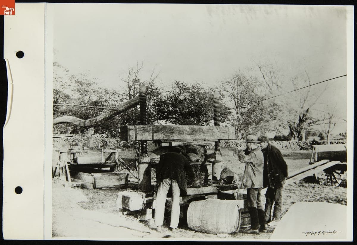 Cider Mill in York, Maine, 1889