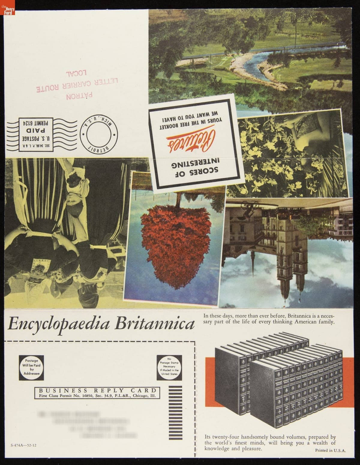 Brochure Advertising the Encyclopaedia Britannica, circa 1952