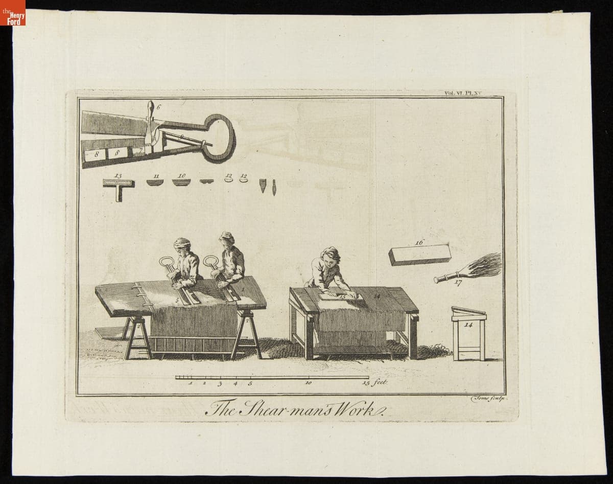 The Shear-man's Work, 1748