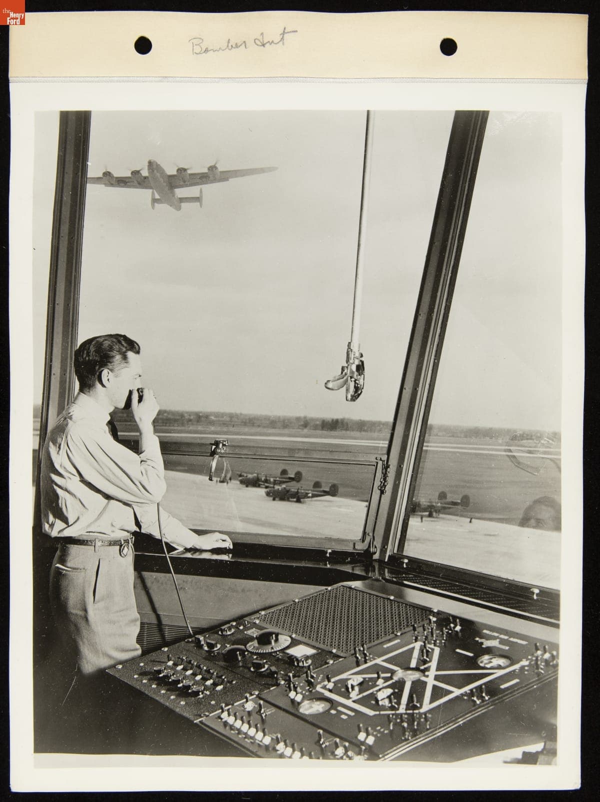 Willow Run Airport Activity Viewed from the Control Tower, August 1943